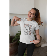  Cuki de veszélyes fehér póló egyedi ajándék