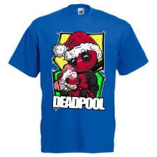 Cuki Deadpool - Karácsonyi Férfi Póló férfi póló