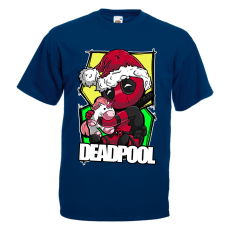  Cuki Deadpool - Karácsonyi Férfi Póló