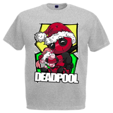  Cuki Deadpool - Karácsonyi Férfi Póló férfi póló