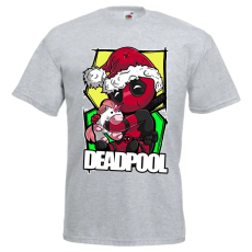  Cuki Deadpool - Karácsonyi Férfi Póló