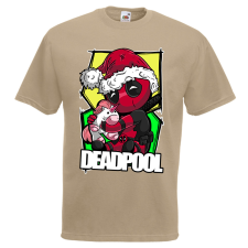 Cuki Deadpool - Karácsonyi Férfi Póló férfi póló