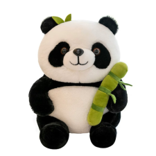  Cuki Plüss Bambusz Panda – 30 cm plüssfigura