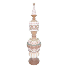  Cukormázas sütitorony glitteres 26x26x108 cm dekorációs kellék