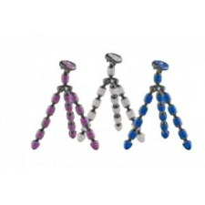 Cullmann Alpha 300 flexibilis lábú miniállvány, 3 féle színben (szürke,lila, kék) fotó állvány