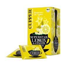 Cupper Bio Citrom &amp; Gyömbér tea Cupper reform élelmiszer
