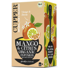 Cupper bio mangó és citrus tea 36 g tea