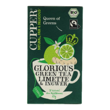 CUPPER BIO ZÖLD TEA LIME & GYÖMBÉR 20X tea