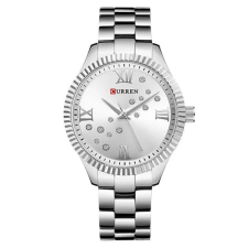 Curren 9009 női karóra, ezüst szín, kvarc, 37 mm, díszdobozzal karóra