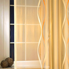Curtain JAFFA, félorganza, nyírt fényáteresztő függöny anyag - maradék darab: 1,2 m lakástextília