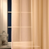 Curtain LILIANA, félorganza fényáteresztő függöny anyag - nugát, 300 cm magas