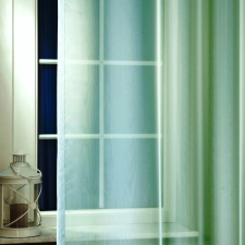 Curtain LILIANA, félorganza fényáteresztő függöny anyag - türkiz, 180 cm magas lakástextília