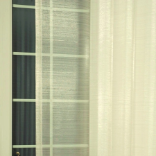 Curtain SAFIR, ekrü, krém organza függöny anyag - maradék darab: 0,75 m lakástextília