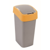CURVER Billenős szelektív hulladékgyűjtő, műanyag, 50 l, CURVER, sárga/szürke (UCF02)
