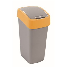 CURVER Billenős szelektív hulladékgyűjtő, műanyag, 50 l, CURVER, sárga/szürke (UCF02) szemetes