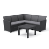 CURVER Claire 5 személyes kerti sarokgarnitúra orlando asztallal