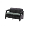 CURVER Corfu love seat kerti kanapé
