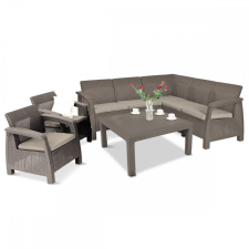 CURVER Corfu relax duo set kerti bútor garnitúra cappuccino kerti bútor