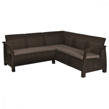 CURVER Corfu relax műrattan kerti sarokgarnitúra kerti bútor