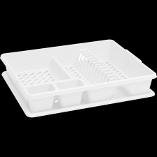 CURVER EDÉNYSZÁRÍTÓ TÁLCÁVAL 45x38 CM FEHÉR konyhai eszköz