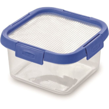 CURVER Ételtároló doboz szilikon fedéllel 1.1 l, átlátszó/kék papírárú, csomagoló és tárolóeszköz