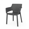 CURVER Eva műanyag kerti szék grafit