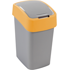 CURVER FLIP BIN BILLENŐS SZEMETES, SÁRGA/EZÜST, 25L szemetes