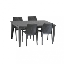 CURVER Fubali 4+1 kerti bútor garnitúra szett kerti bútor