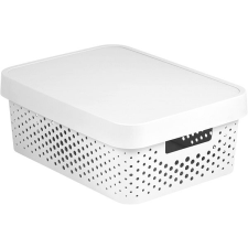 CURVER INFINITY DOTS doboz 11 L - fehér bútor