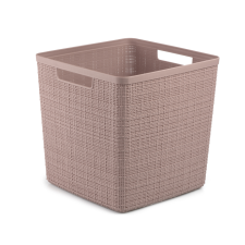CURVER Jute square Tárolókosár - Pink bútor