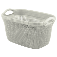 CURVER KNIT RUHÁSKOSÁR 40L FEHÉR, 27X38,5X59,5CM papírárú, csomagoló és tárolóeszköz
