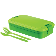  Curver Lunch & Go uzsonnás doboz villával és késsel - zöld uzsonnás doboz