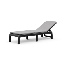 CURVER Mallorca műanyag napozóágy párnával grafit-világosszürke kerti bútor