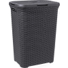 CURVER Natural Style Rattan hatású szennyestartó 60l - Szürke