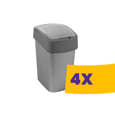CURVER Pacific Flip Bin billenőfedeles szelektív hulladékgyűjtő szemetes Szürke 25L (Karton - 4 db) szemetes