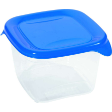 CURVER "FRESH&GO" SZÖGLETES ÉTELTARTÓ 1.2L - Transzparens/kék papírárú, csomagoló és tárolóeszköz