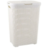 CURVER Rattan hatású szennyestartó, 60l, CURVER, törtfehér