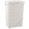 CURVER Rattan hatású szennyestartó, 60l, törtfehér, CURVER (CSCR60C)
