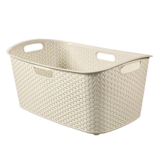  Curver STYLE rattan hatású ruháskosár 47 l krém bútor
