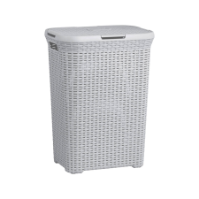 CURVER Style rattan hatású szennyestartó 60l - Szürke bútor