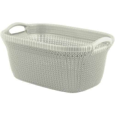 CURVER szennyes kosár, 2 fogantyú, 40 liter, 60x27x39 cm, fehér bútor