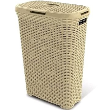 CURVER szennyestartó 40 liter tejszín RATTAN bútor