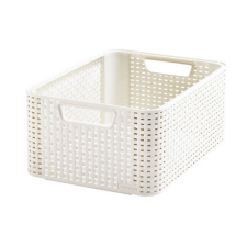 CURVER Tárolódoboz rattan hatású CURVER "STYLE" L méretű 30L bézs bútor