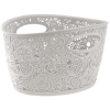 CURVER Victoria Csipke hatású tárolókosár - Fehér (219129)