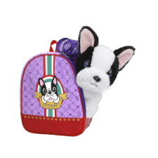 CuteKins Francia bulldog kutyus táskában plüssfigura