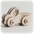 CuteWood fa játék 3D Pick-up