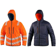  CXS Chester kifordítható bélelt jólláthatósági kabát láthatósági ruházat