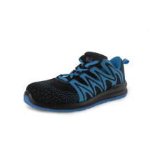 CXS Cipő félcipő, perforált, CXS ISLAND MOLAT S1P, fekete-kék, 35-ös méret munkavédelmi cipő