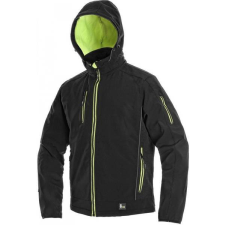 CXS Durham Softshell Kabát Fekete/Sárga - M munkaruha