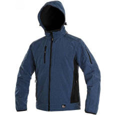 CXS Durham Softshell Kabát Kék/Fekete - 3XL